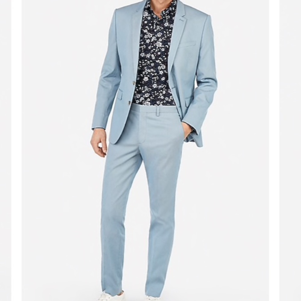 Men’s Express Extra Slim Cut Blue Suit